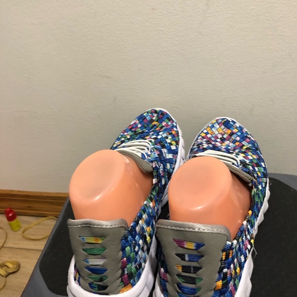Zee alexis danielle Women’s multi Colorful Woven Sneakers Size 11.5 - Picture 6 of 15